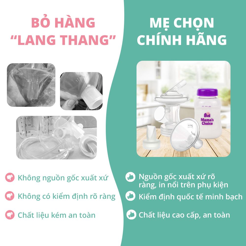 Cổ Nối Máy Hút Sữa Medela 5 Chi Tiết Thương Hiệu Maymom, Tương Thích Máy Medela MaxFlow, Freestyle, SwingMaxi, Sonata