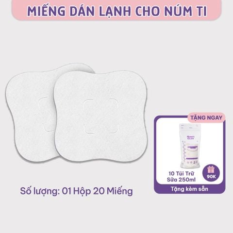 Miếng Dán Lạnh HydroGel Mama's Choice, Làm Dịu và Chữa Lành Núm Ti Mẹ Khi Cho Con Bú Hút Sữa