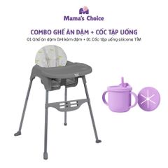 Ghế Ăn Dặm Mama's Choice, Ghế Cho Bé Tập Ăn Dặm, Kiểu Dáng Chắc Chắn Dễ Tháo Lắp và Vệ Sinh