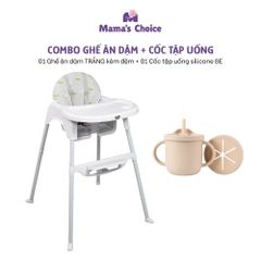 Ghế Ăn Dặm Mama's Choice, Ghế Cho Bé Tập Ăn Dặm, Kiểu Dáng Chắc Chắn Dễ Tháo Lắp và Vệ Sinh