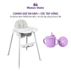 Ghế Ăn Dặm Mama's Choice, Ghế Cho Bé Tập Ăn Dặm, Kiểu Dáng Chắc Chắn Dễ Tháo Lắp và Vệ Sinh