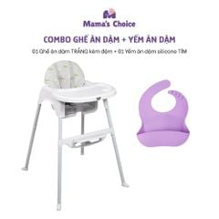 Ghế Ăn Dặm Mama's Choice, Ghế Cho Bé Tập Ăn Dặm, Kiểu Dáng Chắc Chắn Dễ Tháo Lắp và Vệ Sinh