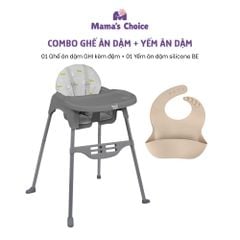 Ghế Ăn Dặm Mama's Choice, Ghế Cho Bé Tập Ăn Dặm, Kiểu Dáng Chắc Chắn Dễ Tháo Lắp và Vệ Sinh