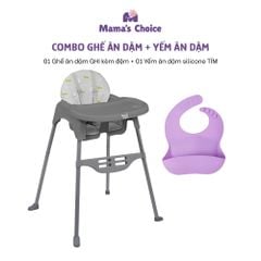 Ghế Ăn Dặm Mama's Choice, Ghế Cho Bé Tập Ăn Dặm, Kiểu Dáng Chắc Chắn Dễ Tháo Lắp và Vệ Sinh