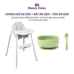 Ghế Ăn Dặm Mama's Choice, Ghế Cho Bé Tập Ăn Dặm, Kiểu Dáng Chắc Chắn Dễ Tháo Lắp và Vệ Sinh