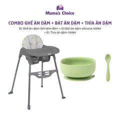 Ghế Ăn Dặm Mama's Choice, Ghế Cho Bé Tập Ăn Dặm, Kiểu Dáng Chắc Chắn Dễ Tháo Lắp và Vệ Sinh