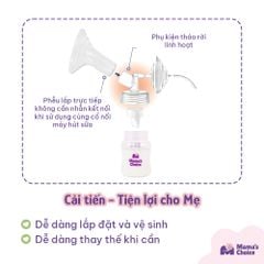Phụ Kiện Hút Sữa Phễu Silicone Cho Máy Spectra Avent Fazt, Vắt Sữa Êm Ái và Hiệu Quả, Nhiều Lựa Chọn Size