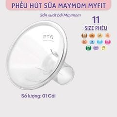 Phễu Hút Sữa Maymom Myfit, Phụ Kiện Thay Thế Máy Vắt Sữa Medela, Spectra, Avent, Unimom, Rozabi, Cimilre (1 cái)