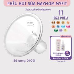 Phễu Hút Sữa Maymom Myfit, Phụ Kiện Thay Thế Máy Vắt Sữa Medela, Spectra, Avent, Unimom, Rozabi, Cimilre (1 cái)
