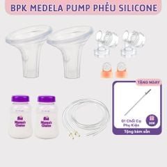 Bộ Phụ Kiện Hút Sữa Phễu Silicone Dùng Cho Máy Medela Pump In Style Advanced, Kiểm Định An Toàn, Hút Sữa Êm Ái Hiệu Quả
