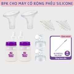 Phụ Kiện Hút Sữa Phễu Silicone Cho Máy Spectra Avent Fazt, Vắt Sữa Êm Ái và Hiệu Quả, Nhiều Lựa Chọn Size