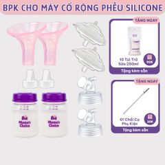 Phụ Kiện Hút Sữa Phễu Silicone Cho Máy Spectra Avent Fazt, Vắt Sữa Êm Ái và Hiệu Quả, Nhiều Lựa Chọn Size