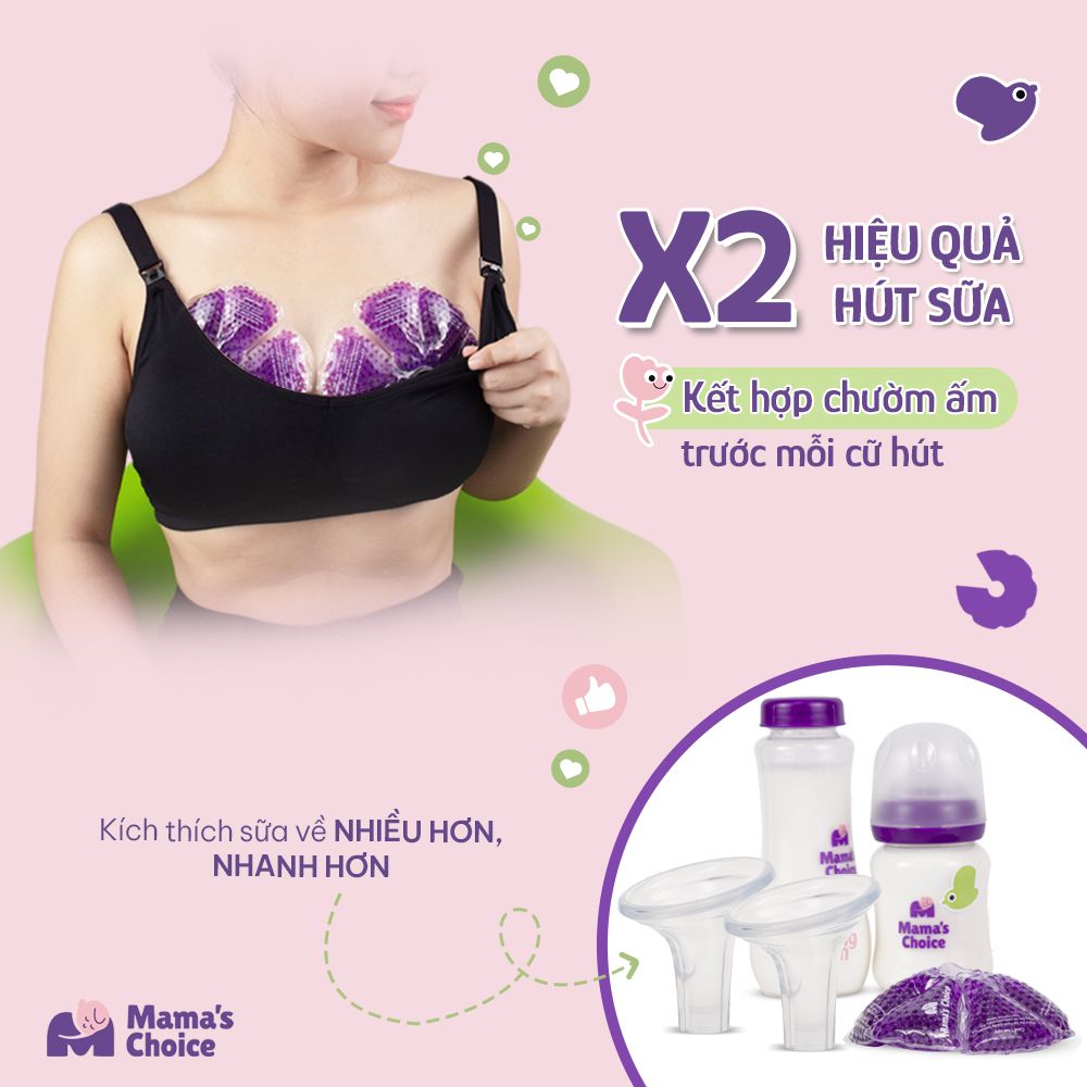 Phụ Kiện Hút Sữa Cải Tiến Phễu Silicone Cho Máy Spectra, Avent, Fazt, Rozabi, Vắt Sữa Êm Ái, Kiểm Định An Toàn Quốc Tế