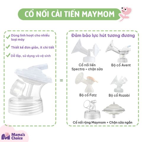 Phụ Kiện Hút Sữa Cải Tiến Phễu Silicone Cho Máy Spectra, Avent, Fazt, Rozabi, Vắt Sữa Êm Ái, Kiểm Định An Toàn Quốc Tế