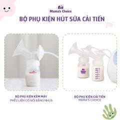 Phụ Kiện Hút Sữa Cải Tiến Phễu Silicone Cho Máy Spectra, Avent, Fazt, Rozabi, Vắt Sữa Êm Ái, Kiểm Định An Toàn Quốc Tế