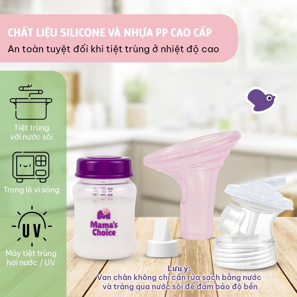 Phụ Kiện Hút Sữa Cải Tiến Phễu Silicone Cho Máy Spectra, Avent, Fazt, Rozabi, Vắt Sữa Êm Ái, Kiểm Định An Toàn Quốc Tế