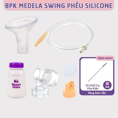 Bộ Phụ Kiện Máy Hút Sữa Medela Swing, Phễu Hút Sữa Silicone Êm Ái và Hiệu Quả, Nhiều Lựa Chọn Size Phễu Hút Sữa
