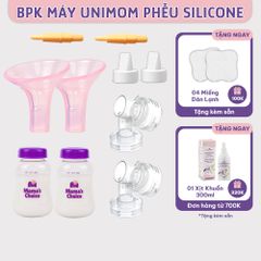 Phụ Kiện Hút Sữa Phễu Silicone Cho Máy Unimom, Kiểm Định An Toàn Quốc Tế, Vắt Sữa Êm Ái và Hiệu Quả