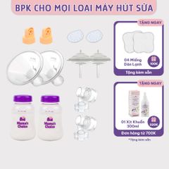 Phụ Kiện Hút Sữa Maymom Dùng Cho Bình Sữa Cổ Hẹp, Thay Thế Máy Medela MaxFlow, Sonata, Freestyle, Swing Maxi...