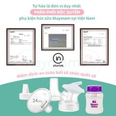 Cổ Nối Máy Hút Sữa Cổ Rộng 3 Chi Tiết Thương Hiệu Maymom, Tương Thích Máy Spectra, Avent, Fazt, Rozabi