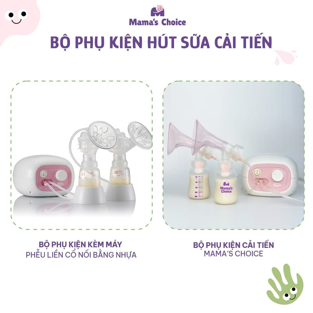 Phụ Kiện Hút Sữa Phễu Silicone Cho Máy Unimom, Kiểm Định An Toàn Quốc Tế, Vắt Sữa Êm Ái và Hiệu Quả