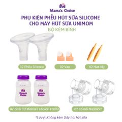 Phụ Kiện Hút Sữa Phễu Silicone Cho Máy Unimom, Kiểm Định An Toàn Quốc Tế, Vắt Sữa Êm Ái và Hiệu Quả