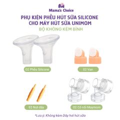 Phụ Kiện Hút Sữa Phễu Silicone Cho Máy Unimom, Kiểm Định An Toàn Quốc Tế, Vắt Sữa Êm Ái và Hiệu Quả