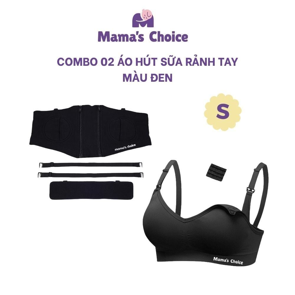 Combo Hỗ Trợ Hút Sữa Rảnh Tay, Áo Hút Sữa và Áo Lót Ngực Đa Năng Mama's Choice, Tăng Hiệu Quả Giảm Gánh Nặng Cho Mẹ