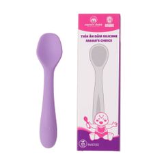 Thìa Ăn Dặm Silicone Mama's Choice, Chất Liệu Mềm Mại và An Toàn Kiểm Định Quốc Tế Bureau Veritas