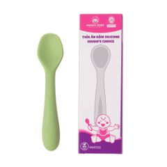 Thìa Ăn Dặm Silicone Mama's Choice, Chất Liệu Mềm Mại và An Toàn Kiểm Định Quốc Tế Bureau Veritas