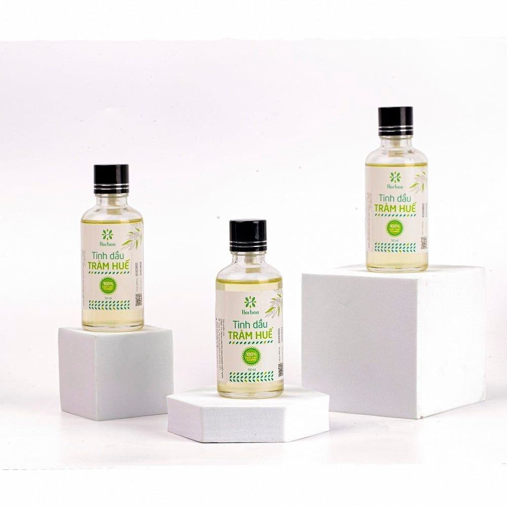 Dầu Tràm Cho Bé Sơ Sinh Thương Hiệu Herbee, Giữ Ấm Phòng Ho Chống Muỗi Côn Trùng, Chiết Xuất Nguyên Chất Từ Lá Tràm Huế