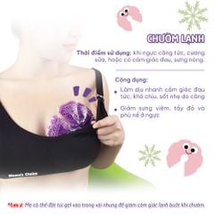 Túi Chườm Ngực Mama's Choice, Chườm Nóng Lạnh Giúp Mẹ Thông Tắc Tia Sữa, Kích Sữa, Giảm Đau Ti Hiệu Quả, Hộp 2 Túi