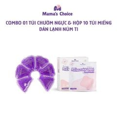 Combo Núm Trợ Ti, Túi Chườm Ngực, Máy Thông Tắc Tia Sữa, Miếng Dán Lạnh Mama's Choice - Combo Chăm Sóc Ngực Mẹ