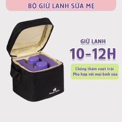 Trọn Bộ Giữ Lạnh Sữa Mẹ Mama’s Choice, Bảo Quản Sữa Mẹ, Đựng và Giữ Ấm Đồ Ăn Cho Bé, Chất Liệu Cao Cấp 4 Lớp Dày Dặn