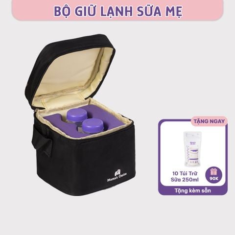 Trọn Bộ Giữ Lạnh Sữa Mẹ Mama’s Choice, Bảo Quản Sữa Mẹ, Đựng và Giữ Ấm Đồ Ăn Cho Bé, Chất Liệu Cao Cấp 4 Lớp Dày Dặn