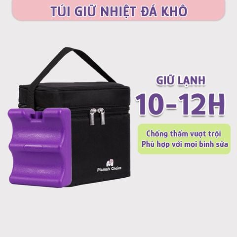 Túi Đá Khô Trữ Sữa Mama’s Choice, Bảo Quản Lạnh Sữa Mẹ Đến 12 Giờ, Giữ Nhiệt Bình Sữa, Đựng và Giữ Ấm Đồ Ăn Cho Mẹ & Bé