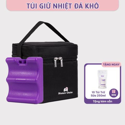 Túi Đá Khô Trữ Sữa Mama’s Choice, Bảo Quản Lạnh Sữa Mẹ Đến 12 Giờ, Giữ Nhiệt Bình Sữa, Đựng và Giữ Ấm Đồ Ăn Cho Mẹ & Bé