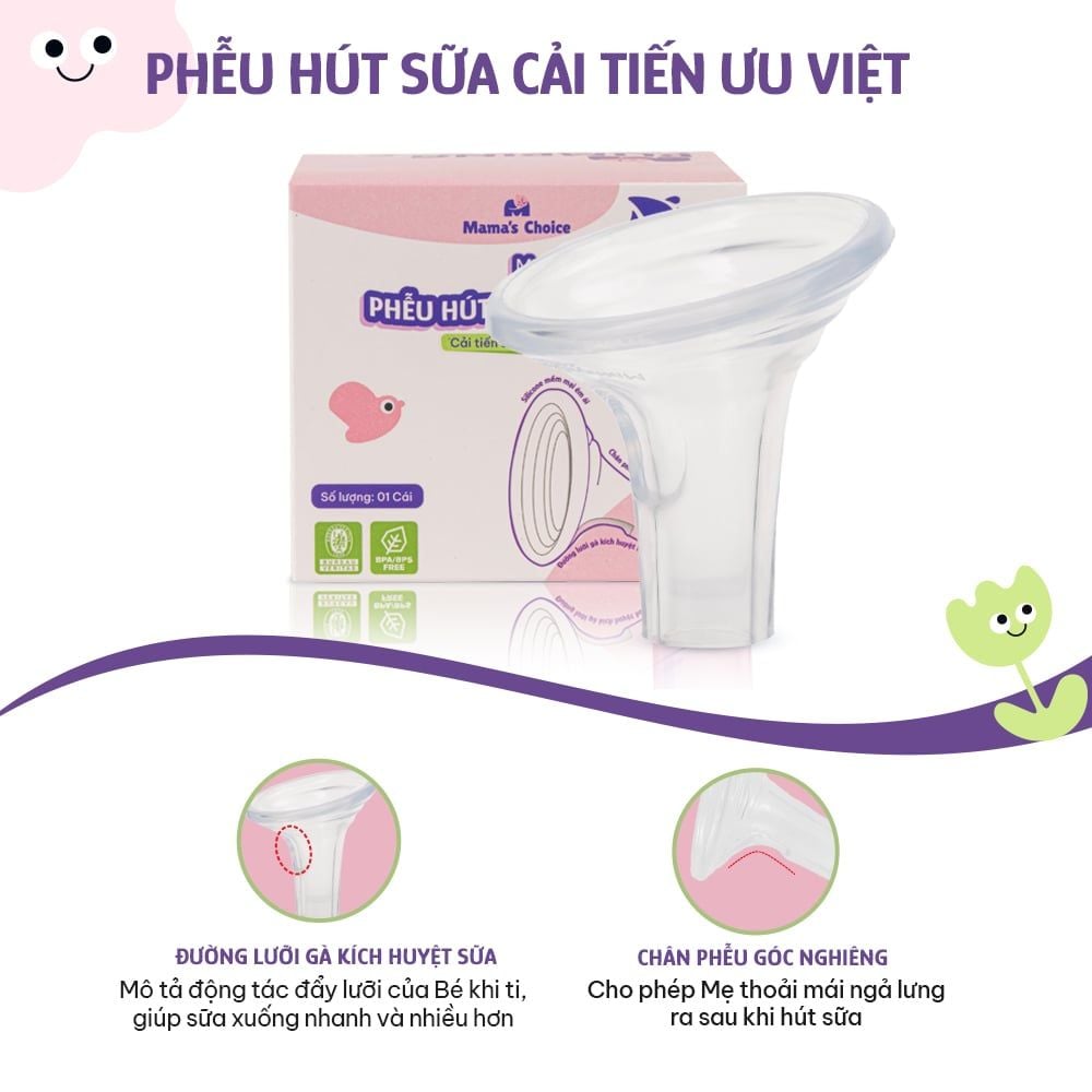 Bộ Phụ Kiện Hút Sữa Phễu Silicone Dùng Cho Máy Medela Pump In Style Advanced, Kiểm Định An Toàn, Hút Sữa Êm Ái Hiệu Quả