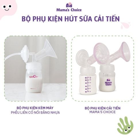 Phụ Kiện Hút Sữa Phễu Silicone Cho Máy Spectra Avent Fazt, Vắt Sữa Êm Ái và Hiệu Quả, Nhiều Lựa Chọn Size