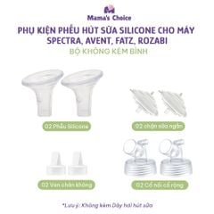 Phụ Kiện Hút Sữa Phễu Silicone Cho Máy Spectra Avent Fazt, Vắt Sữa Êm Ái và Hiệu Quả, Nhiều Lựa Chọn Size