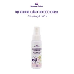 Xịt Khử Khuẩn EcoPro Mama's Choice, Xịt Khuẩn Đồ Dùng Cho Bé, Bình Sữa Núm Ti Giả, Bảo Vệ Bé Yêu An Toàn