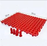  Tấm nhựa kê đáy, lót đáy lọc bể cá (26x20 cm) - Ghép nối linh hoạt, chịu lực tốt 