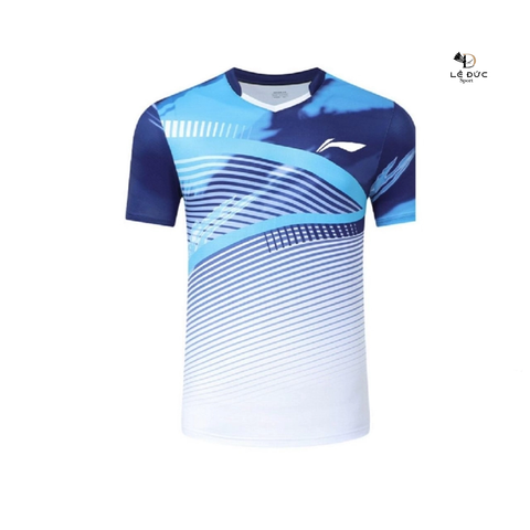 Áo Cầu Lông Lining VM1062 Nữ - Trắng Xanh