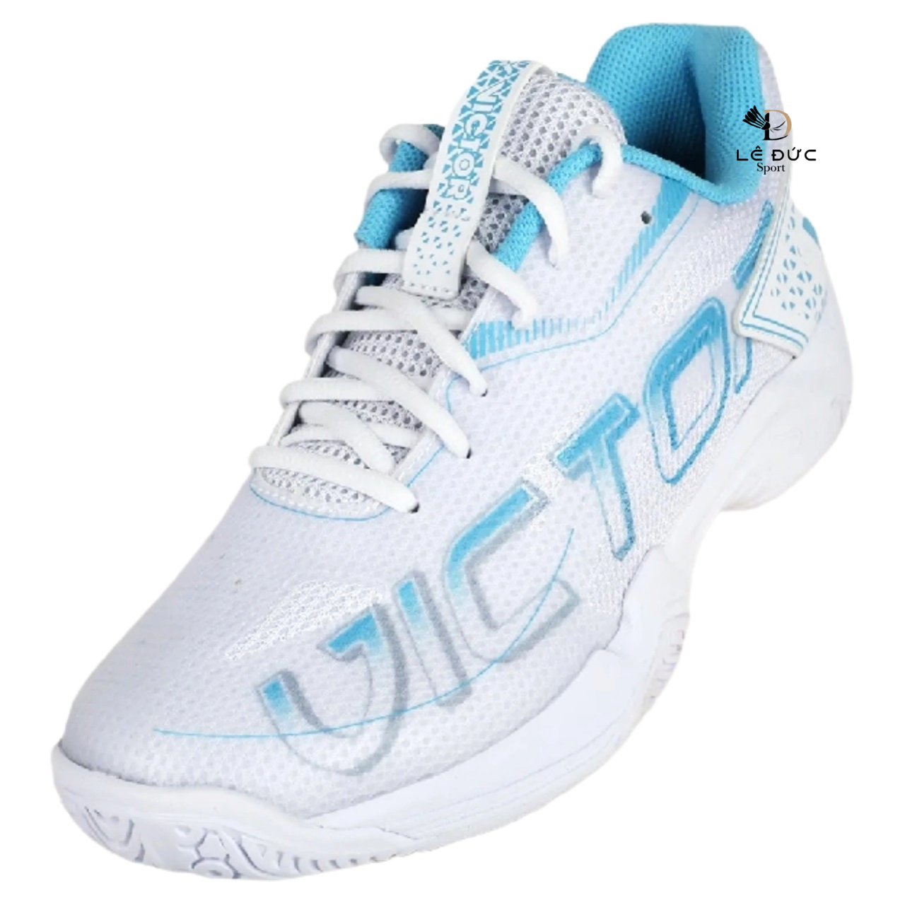 Giày Cầu Lông Victor A240 AM - Trắng xanh