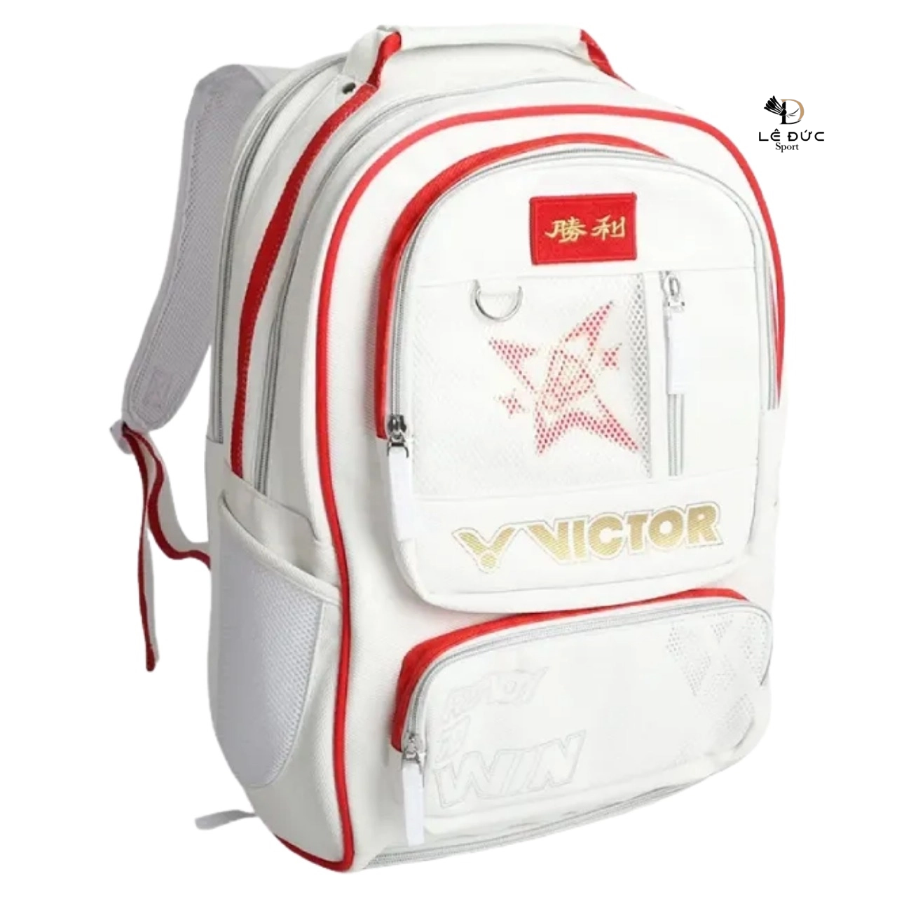 Balo Cầu Lông Victor BR5042 EX/A - Trắng đỏ