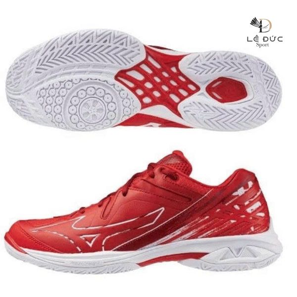 Giày cầu lông Mizuno Wave Claw Pro 2 - Đỏ đô trắng chính hãng (71GA245220)