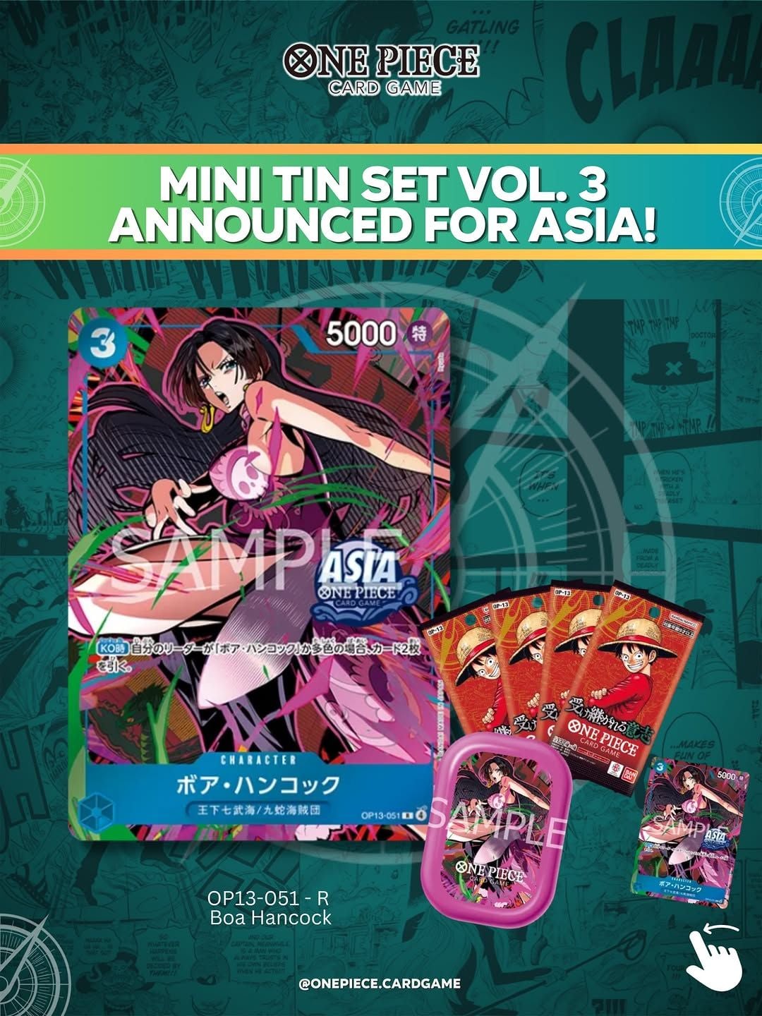 One Piece TCG: Mini Tin Pack Set Display - Vol.3 [TS-03] – Bánh Mì
