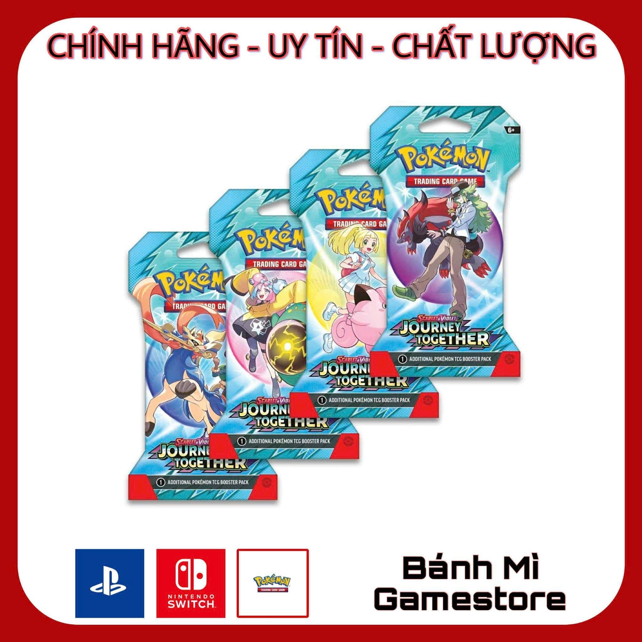 Pokemon TCG: Scarlet & Violet - Journey Together Sleeved Booster Pack   Bnh M Game Store| Cn Game Cht, Nhai am M!