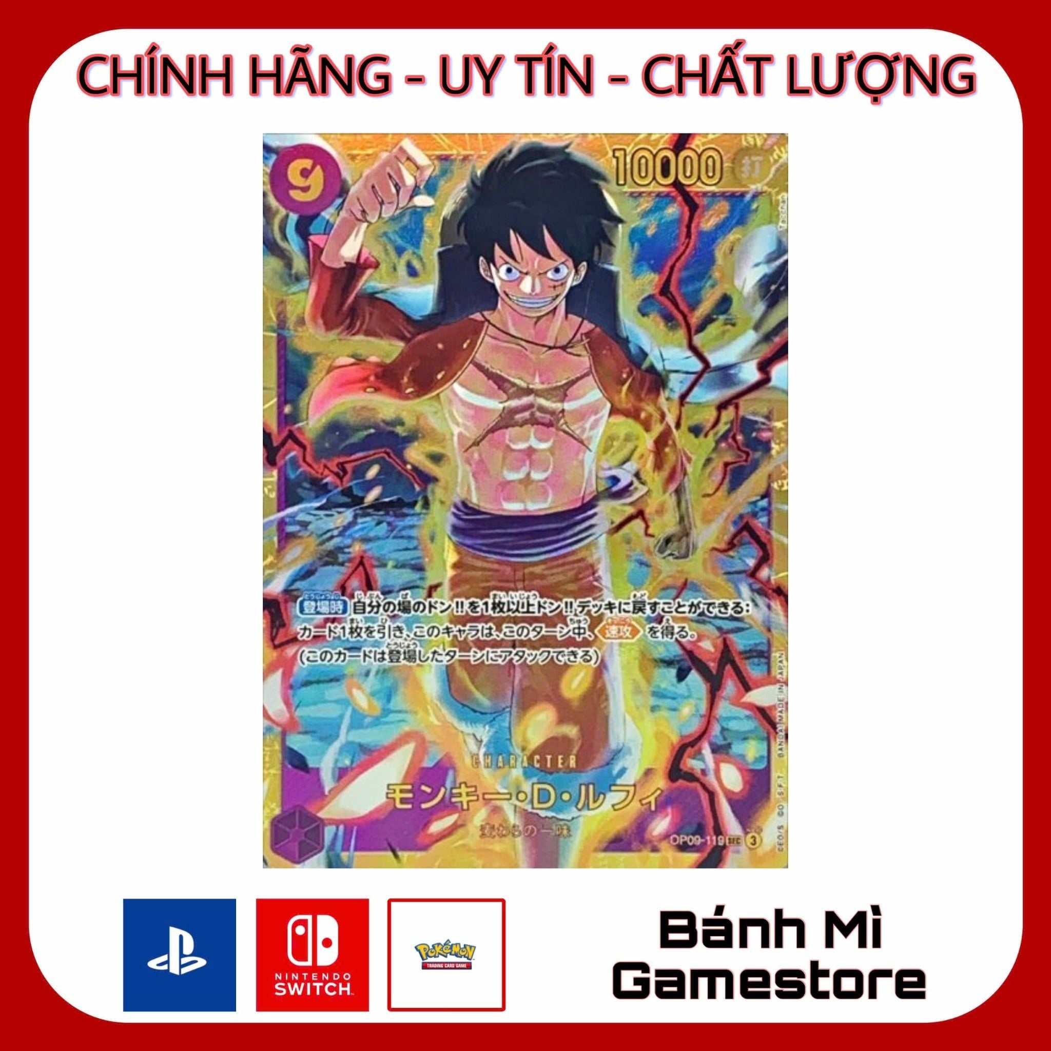 One Piece TCG: Monkey D. Luffy OP09-119 SEC Emperors in the New