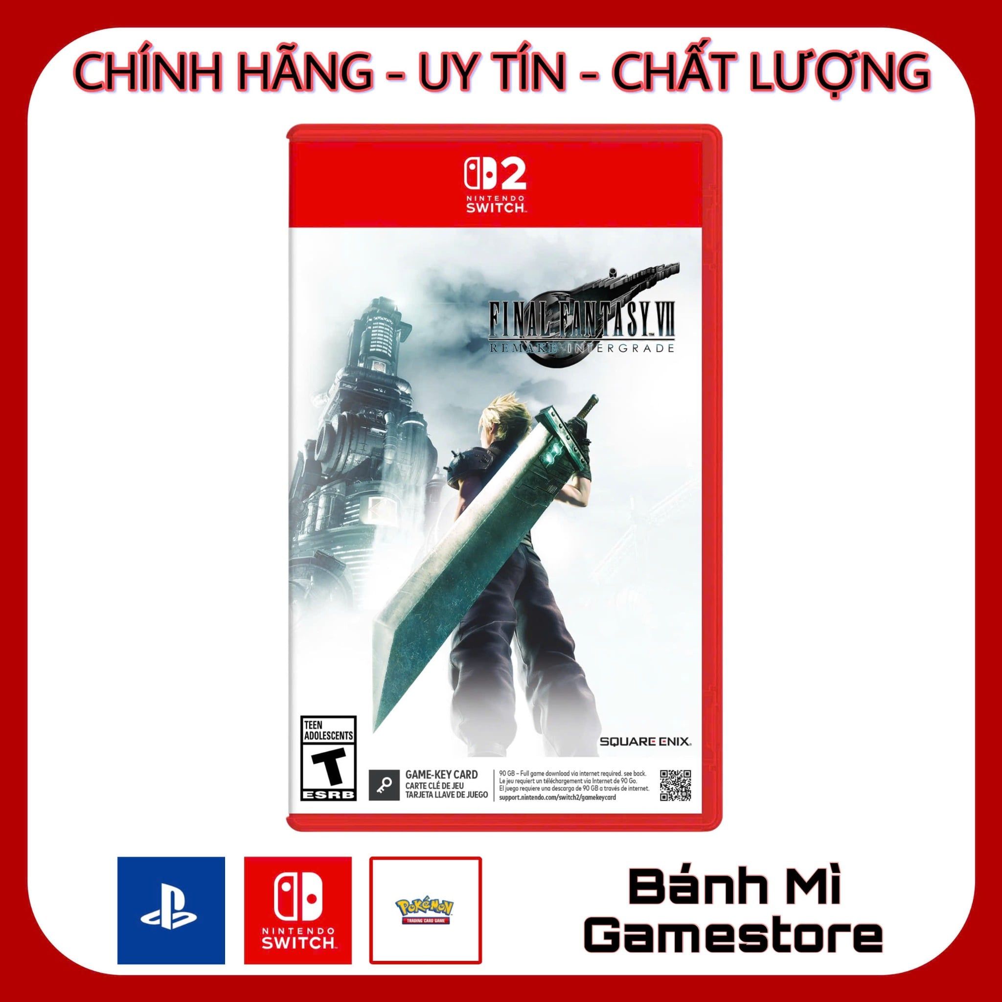 Băng game Nintendo Switch 2 Final Fantasy VII Remake Intergrade – Bánh ...
